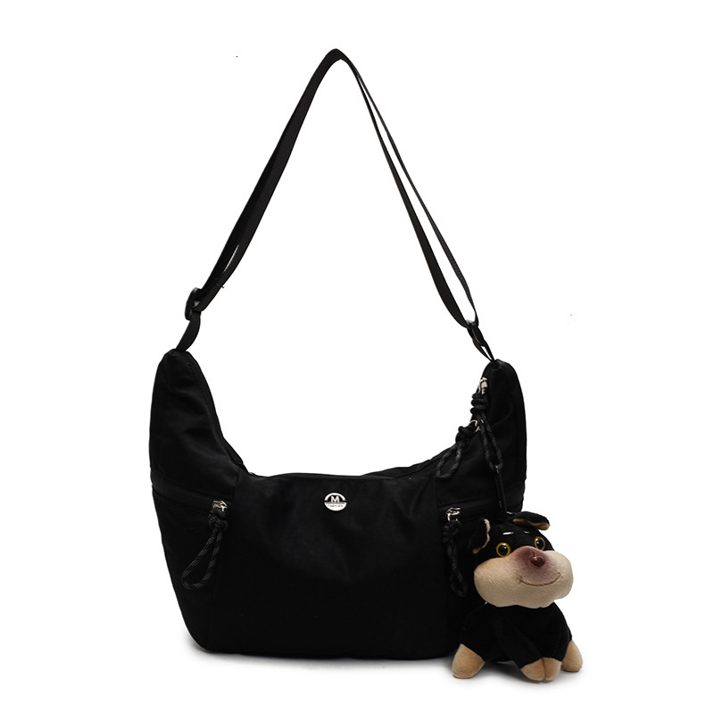 2025S Designer Women S Bag Nylon Cloth Spring New Versatile Women S Single Shoulder Crossbody Lightweight Casual Street Travel Dumpling Bag