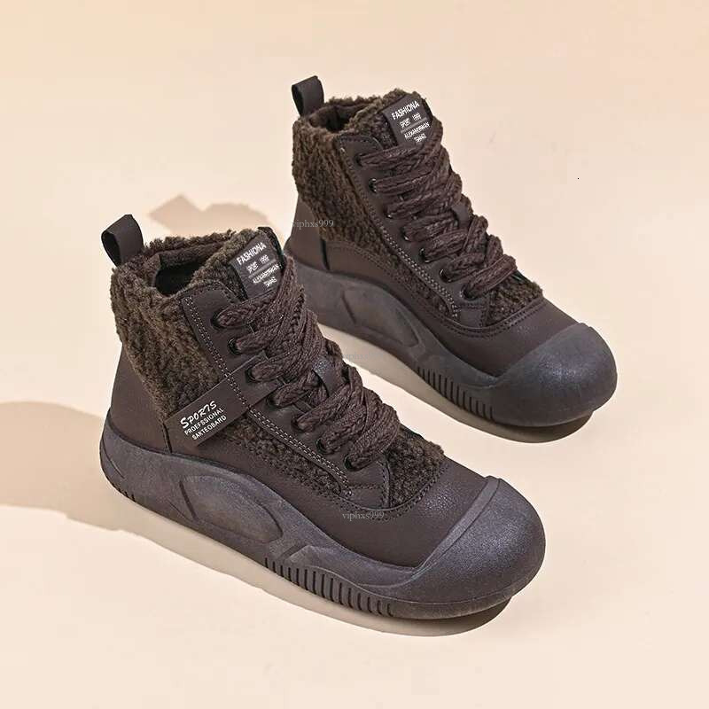 New Free Shipping Designer Shoes Martin 2025 Winter High-end Boots Furry Women's Soft Sole With Plush Warm Midsole Cotton Shoes