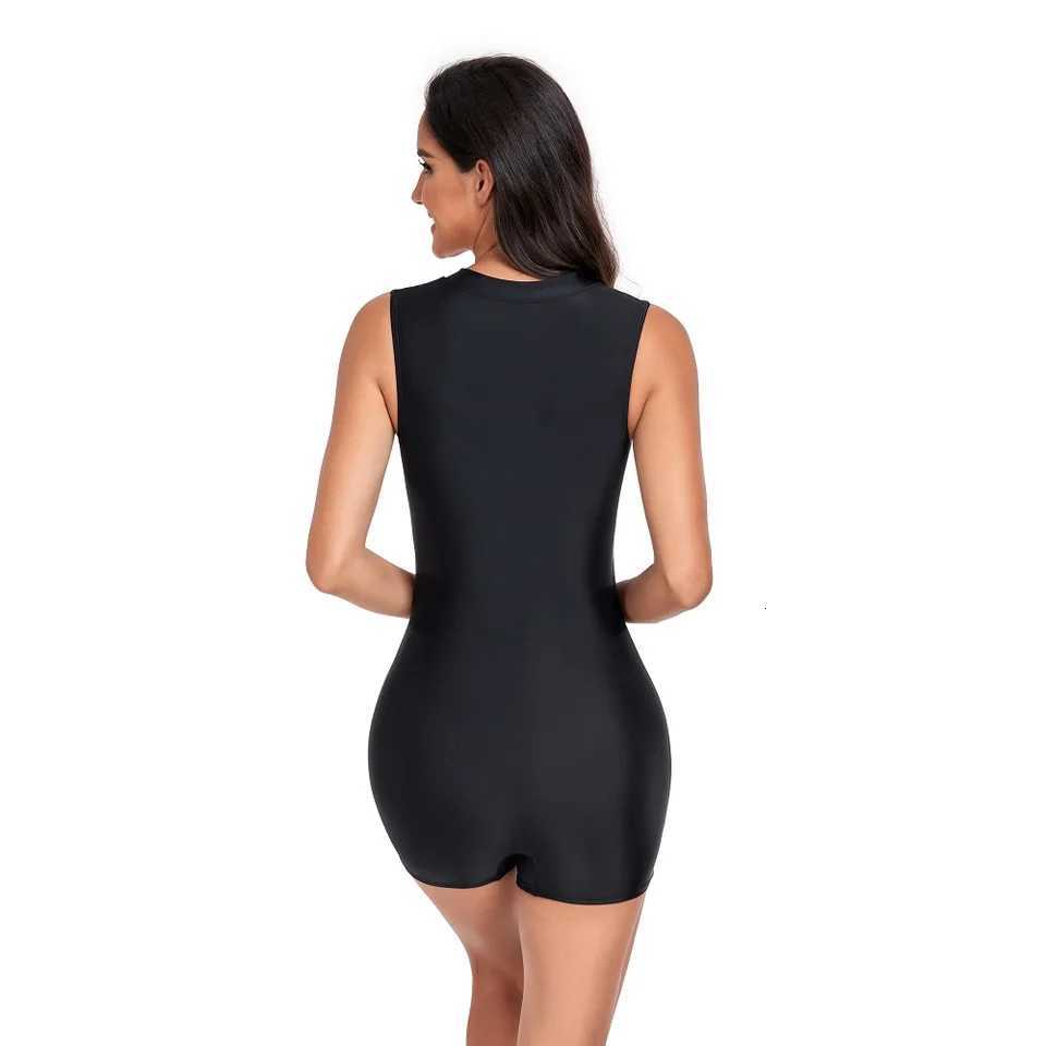 Woman Swimsuit Sport Style One Piece Bathing Suit Sleeveless Quick Dry Swimming Clothes Female Surfing Suit Womens SwimwearW251113