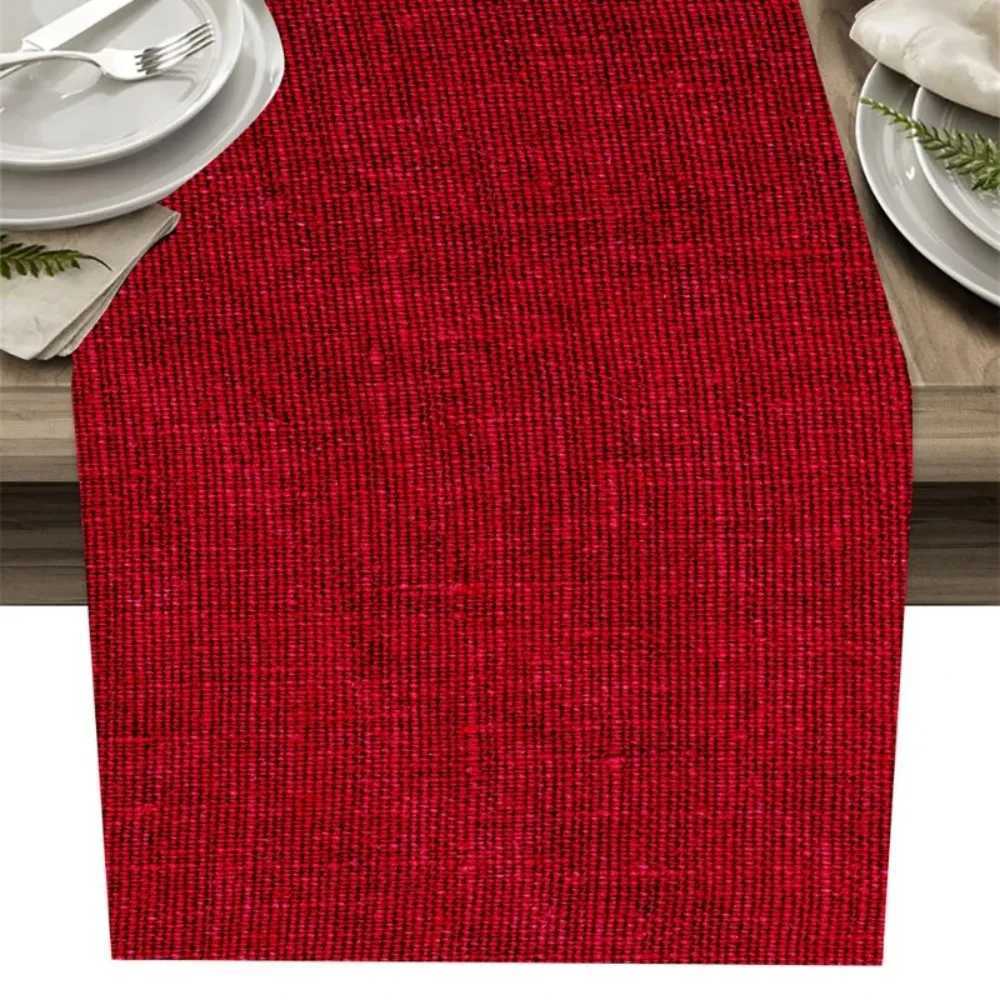 Christmas Christmas Table Runners Kitchen Decorations Linen Mats Indoor Outdoor Family Wedding Party Decoration Y251113
