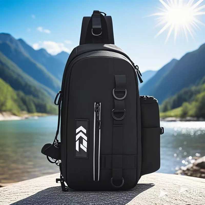 2024 New Fishing Tackle Storage Bag Outdoor Gear Bag Multifunctional Crossbody Bag Storage Rod BagZ250412