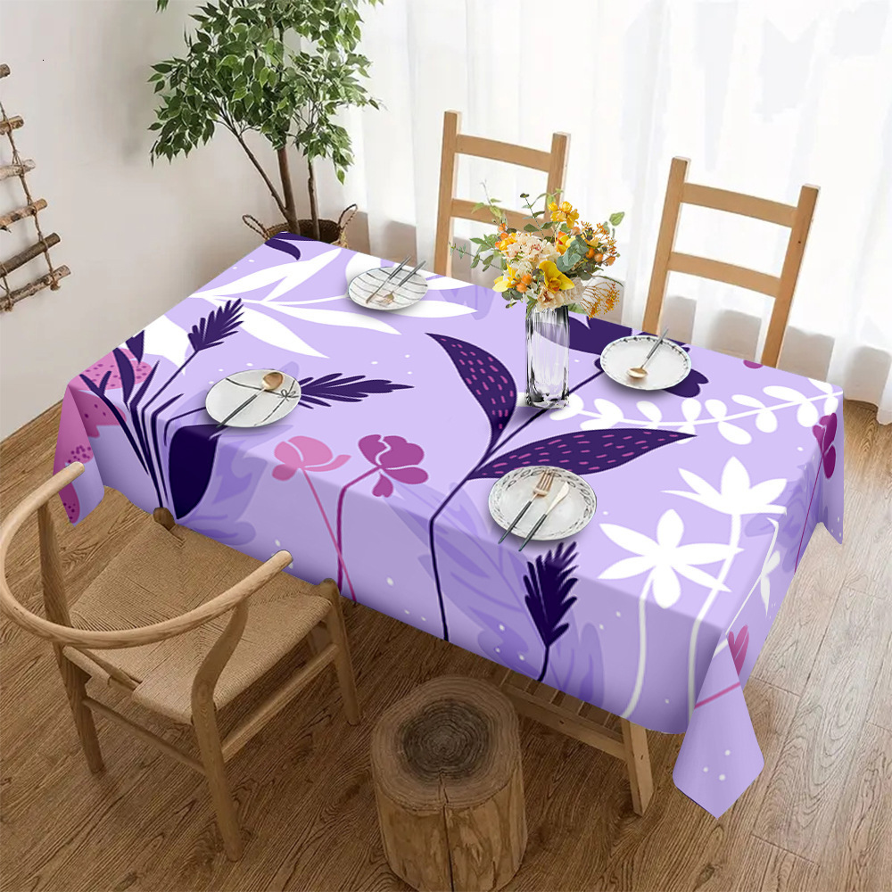 3D Digital Printing Tablecloth Dining Table Cloth New Home Fashion Elegant Restaurant Decoration Cloth