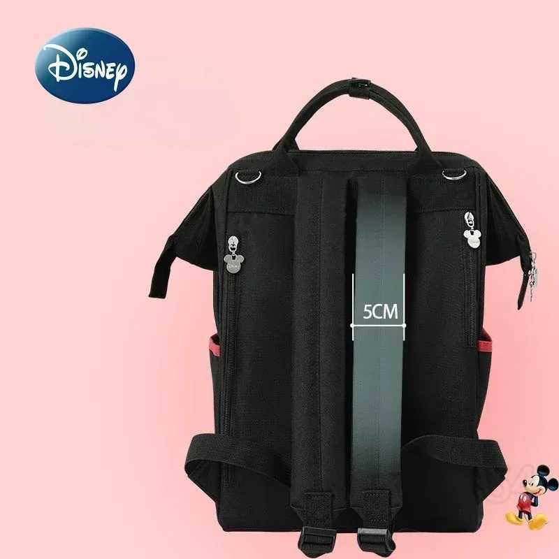 Disney Mickey Minnie New Original Diaper Bag Luxury Brand Baby Bag Multi Functional Cartoon Fashion Baby Diaper Bag High QualityXJ250412