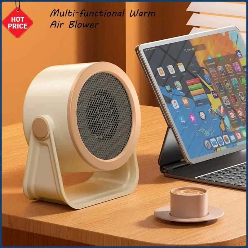 New Warm Air Blower Portable Desktop Hot Air Blower Mini Fan Stove Warm Heater Low Noise Energy Saving Heater Y251113