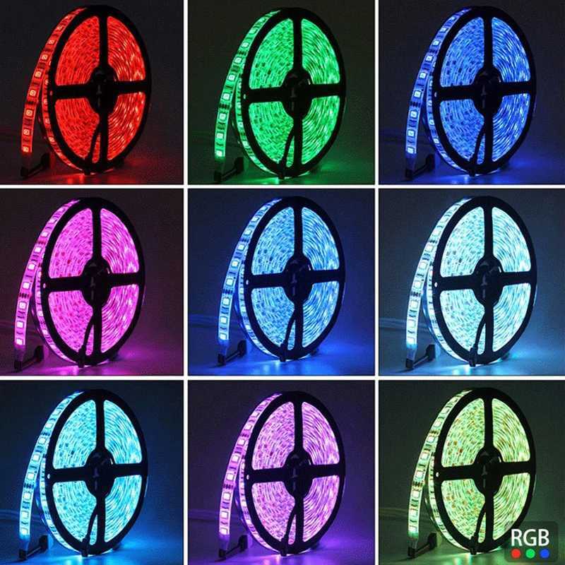 Flexible LED Strip Lights RGB 5050 Bluetooth APP Control USB Lamp 5V Tape Light Ribbon Diode for TV Desktop Screen BackLight W251112
