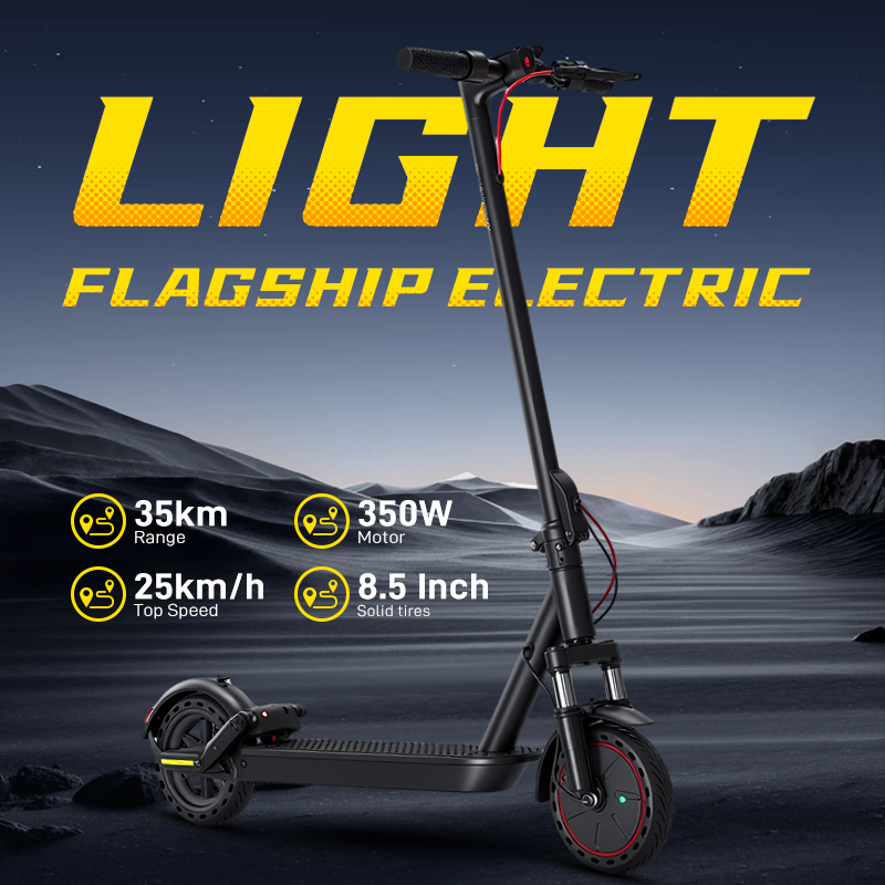 Adult Electric Scooter Mankeel-083 Carbon Steel, Front and Rear Dual Shock Absorbers, Foldable Electric Scooter EU US Stock ,No Tax