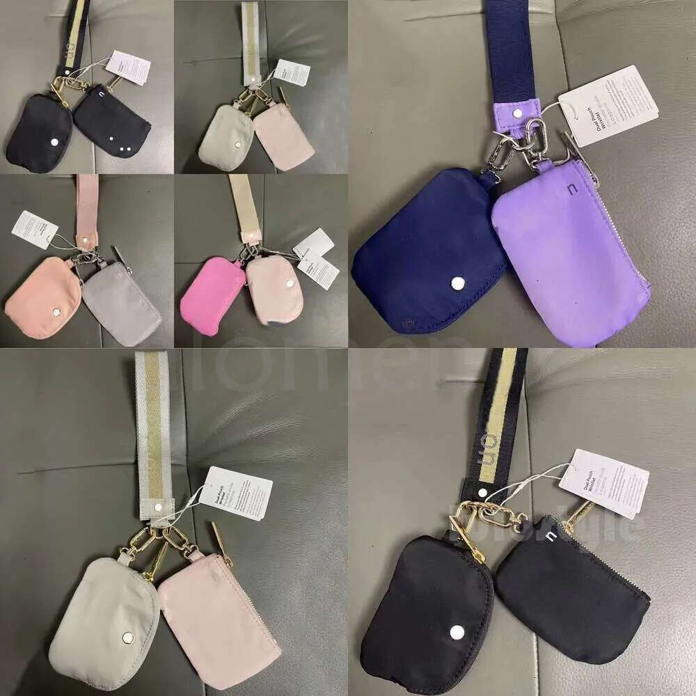 10A Designer Yoga Bag Dual Luluity Lemoner Keychain Bags Belt Purse With Zippers Wrist Guard Wallet Portable luluity lemoner men crossbody bags