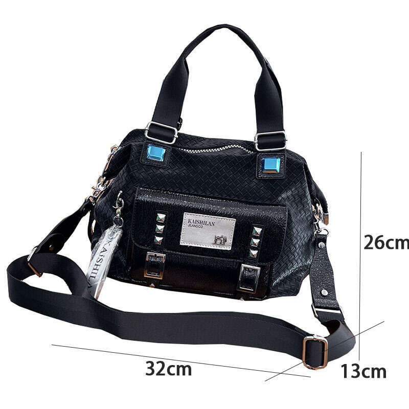 Backpack cowhide large capacity tote for women new trendy commuting women's bag splicing high-end handbag