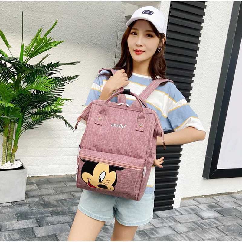 Disney Mickey Diaper Bag Pregnant Womens Backpack/Urine Bag Baby Bag Mickey Mouse Travel Care BagXJ250412