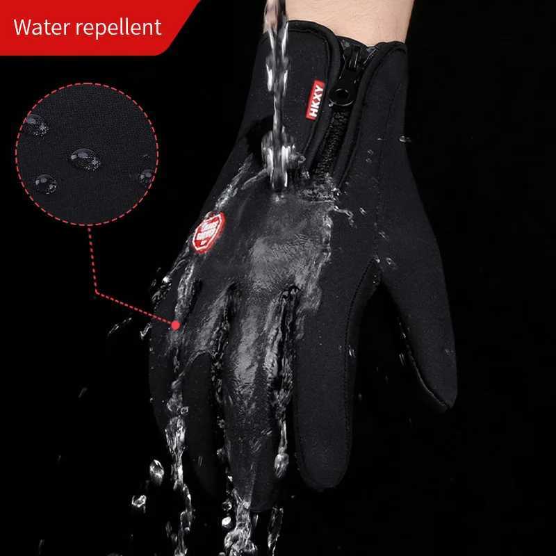 winter gloves men women black work Touch Screen gloves driving gloves men snow fishing waterproof hand warmers gloves gym gloveC250412