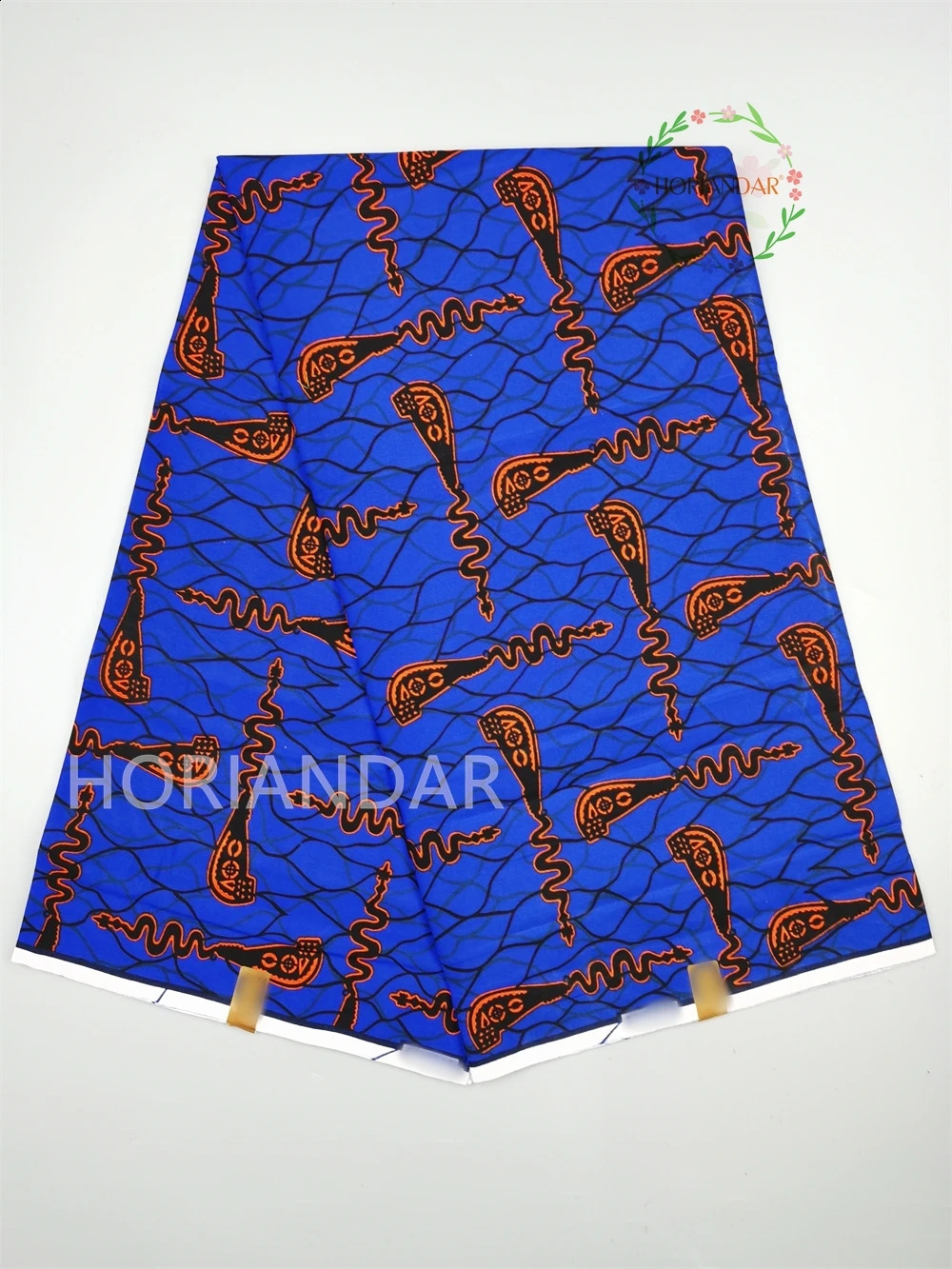 Dutch Hollandais Printed Fabric for African Classical Dress Veritable Real Wax d 100% Cotton 6 Yards 250407