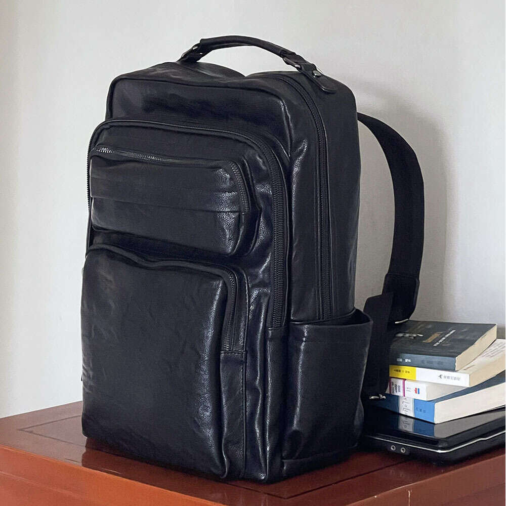 Backpack P16638 Korean version men's computer large capacity, fashionable and trendy college student backpack, leisure travel bag