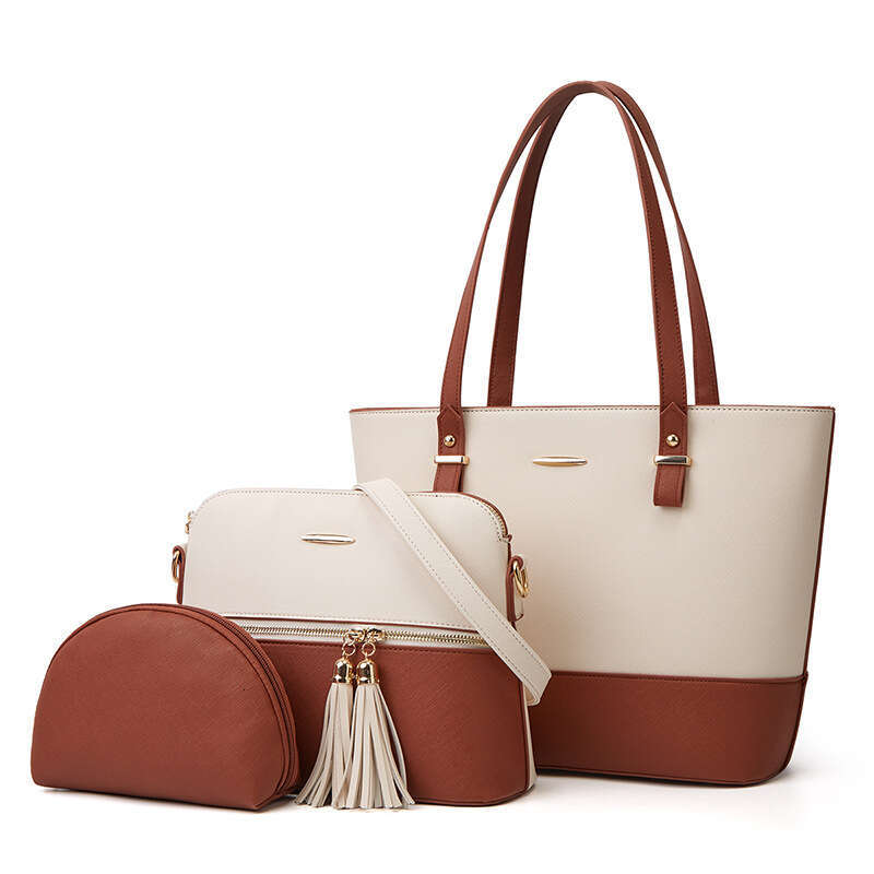 2025 New Mother and Child Atmosphere Three piece Set Single Shoulder Diagonal Straddle Handheld Women's Bag