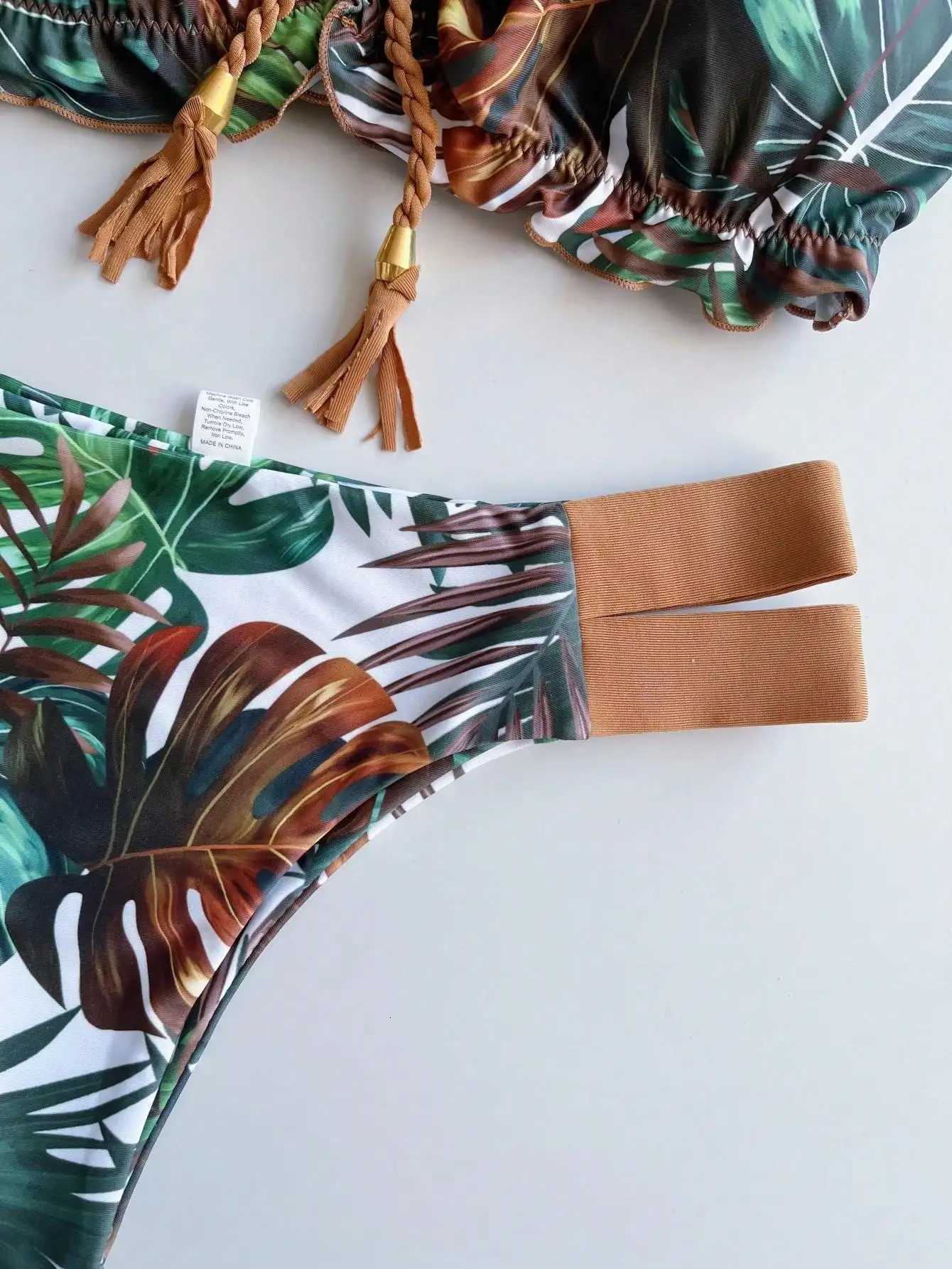 RUOTONGSEPT New Push Up 2024 Bikini Set Women Swimsuit Ruffle Biquini Swimwear Sexy Brazilian Ribbed Beachwear Bathing SuitW251113