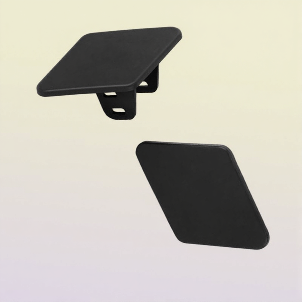 2Pcs Bumper Cover Dustproof Lightweight ABS Car Headlight Washer 61678031307 61678031308 For 3 Series E90 20052009 Sunshade