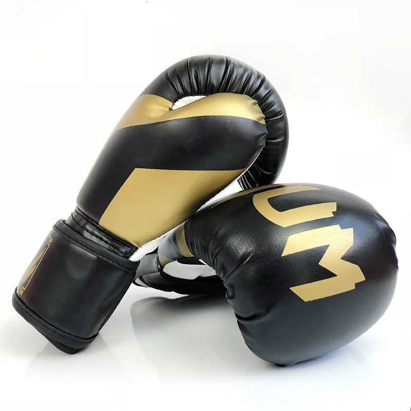PU Leather Breathable Boxing Gloves 6oz/10oz/12oz/16oz Kids Adult Professional Taekwondo Muay Thai Boxing Sanda Training Gloves K251112