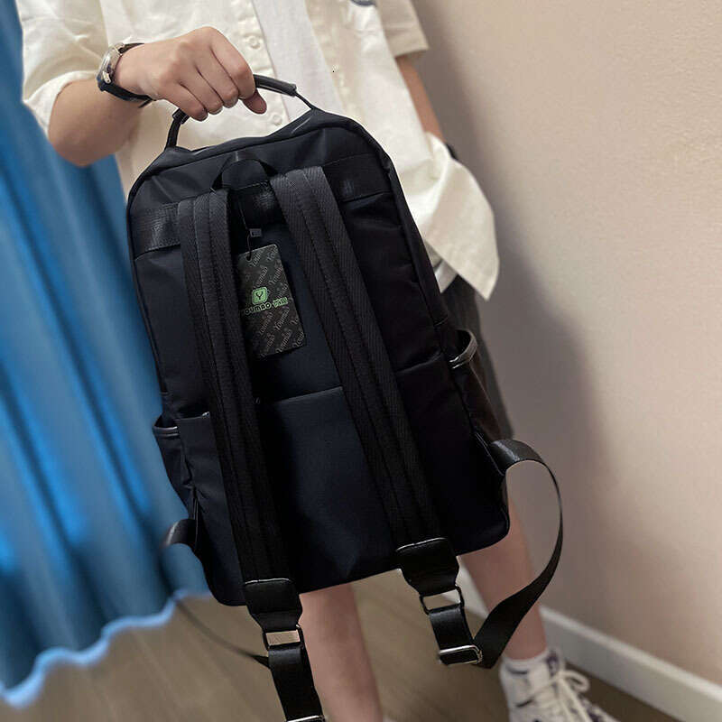 Backpack Simple Men's Computer New Large Capacity Trendy Leisure Travel Backpack Luggage Bag