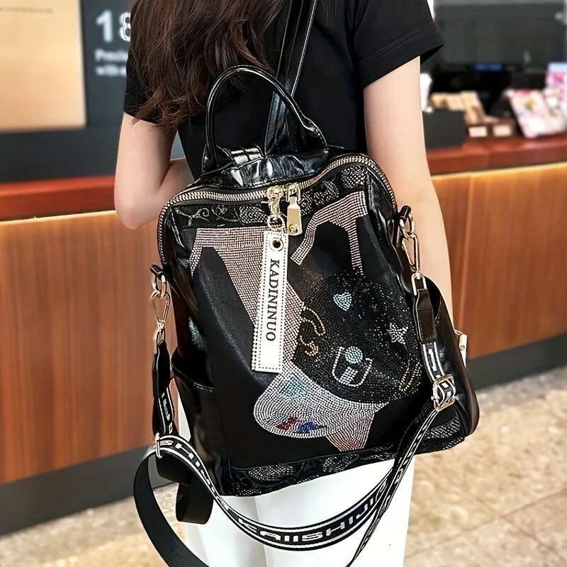 New Style Lady Fashionable Computer Bag Commuting To Work Class Travel Large Capacity Backpack