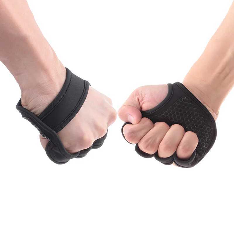 Gym Gloves Fitness Weight Lifting Gloves Men Women Body Building Non-Slip Half Finger Gloves Wrist Support Weightlifting SupplyC250412