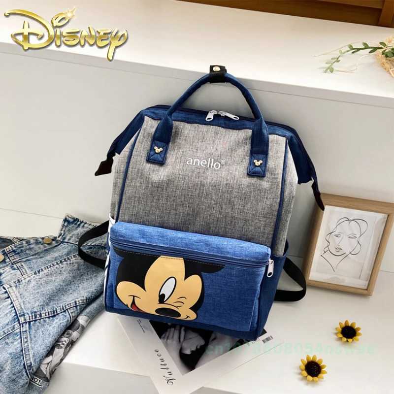 Disney Mickeys new dial bag backpack cartoon baby bag multifunctional large capacity baby dial bag fashion trendXJ250412