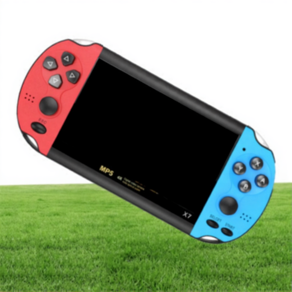 X7 4.3" Host Video Player Game Console Handheld GBA 300 Free Arcade Games Retro LCD Display Controller For Adults