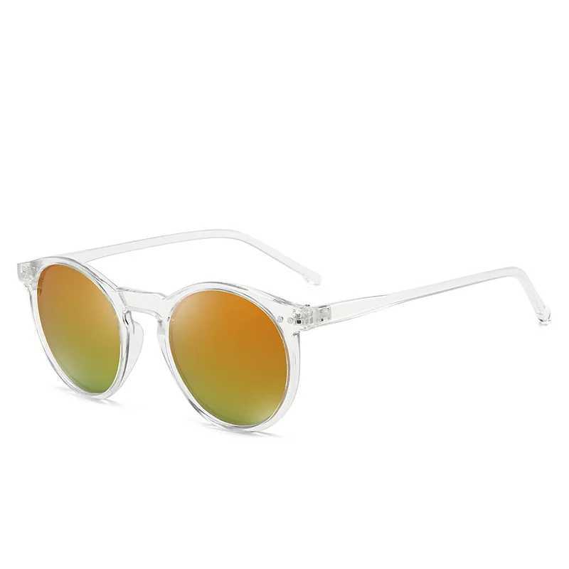 Elbru Fashion Polarized Sunglasses Soft Transparent Color Frame Clear Lens Sun Glasses Classic Vintage Sunshades For Men WomenC250412