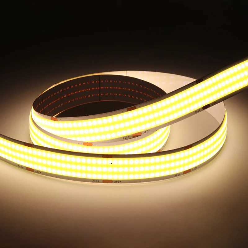 Super Wide COB LED Strip Lights 30mm 20mm Even Bright Warm White Linear Tape Working Light 3000K 4000K Dimmable 24V CRI90 W251112