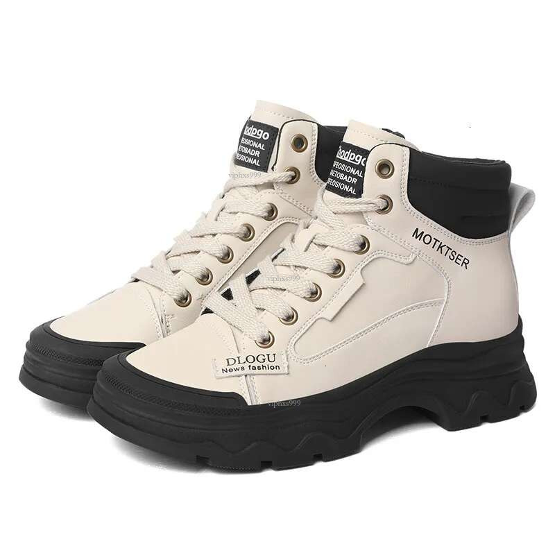 2025 New Designer Shoes Outdoor Soft Leather Martin Ankle Boots And Autumn And Winter Veet Still Multi-functional Cargo Boots High-top Women's Sh