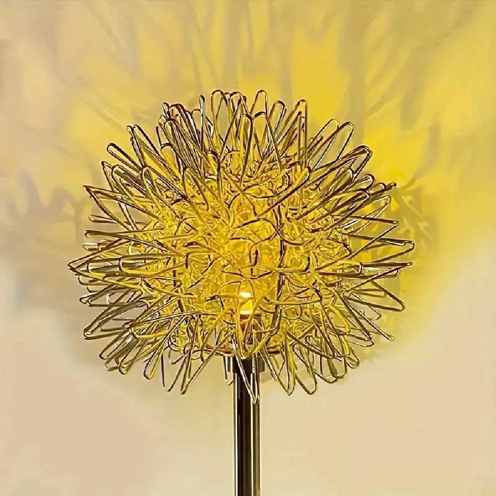 1PC Solar Dandelion LED Garden LightsStainless Steel Outdoor Lawn LampLandscape Decoration for VillaBalconyCourtyardGarden M251113