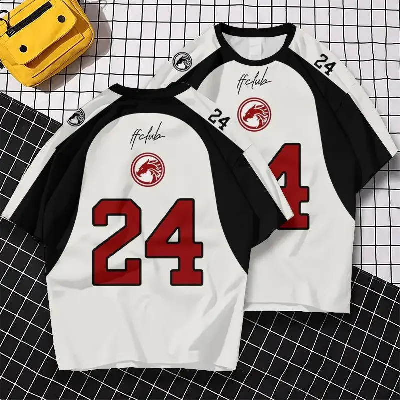 Mens digital printed short sleeved Tshirt basketball breathable top of the line quick drying sweater summer fashion 250408Z