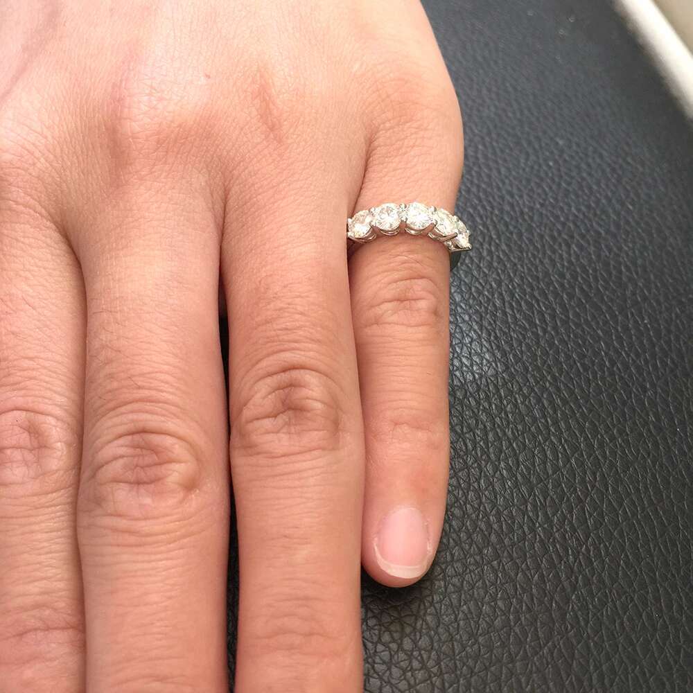14k White Gold Lab Grown Diamond Ring 1.5CTW Engagement Ring CVD hpht Diamond Wedding Jewelry For Bride