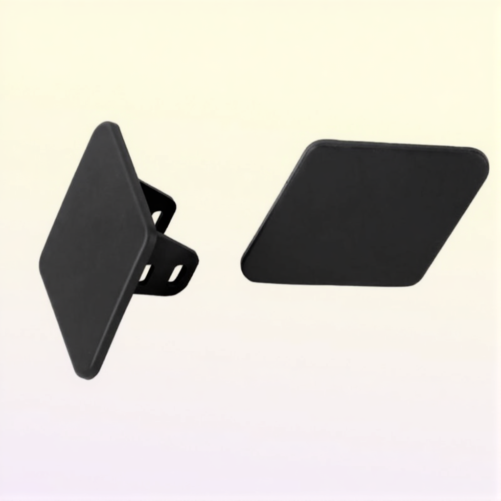 2Pcs Bumper Cover Dustproof Lightweight ABS Car Headlight Washer 61678031307 61678031308 For 3 Series E90 20052009 Sunshade