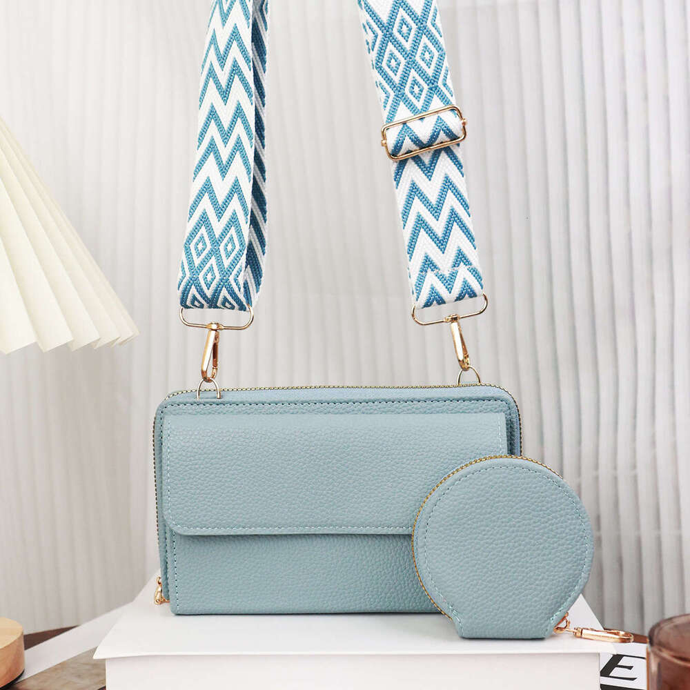 Crossbody mobile phone for women, niche design, single bag, multifunctional wide shoulder strap, mother bag