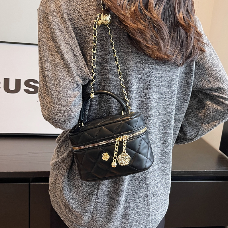 2025S Designer Handbag For Spring Summer New Style Dia Grid Chain Crossbody Women S Fashionable And Stylish Mini Box Bag