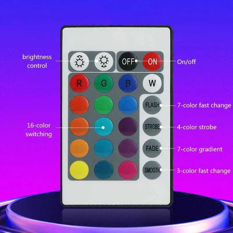 USB LED Light Bar RGB Color Changing TV Backlight Remote Symphony Atmosphere Light Strips Music Rhythm Ambient Pickup Lamp Decor W251112