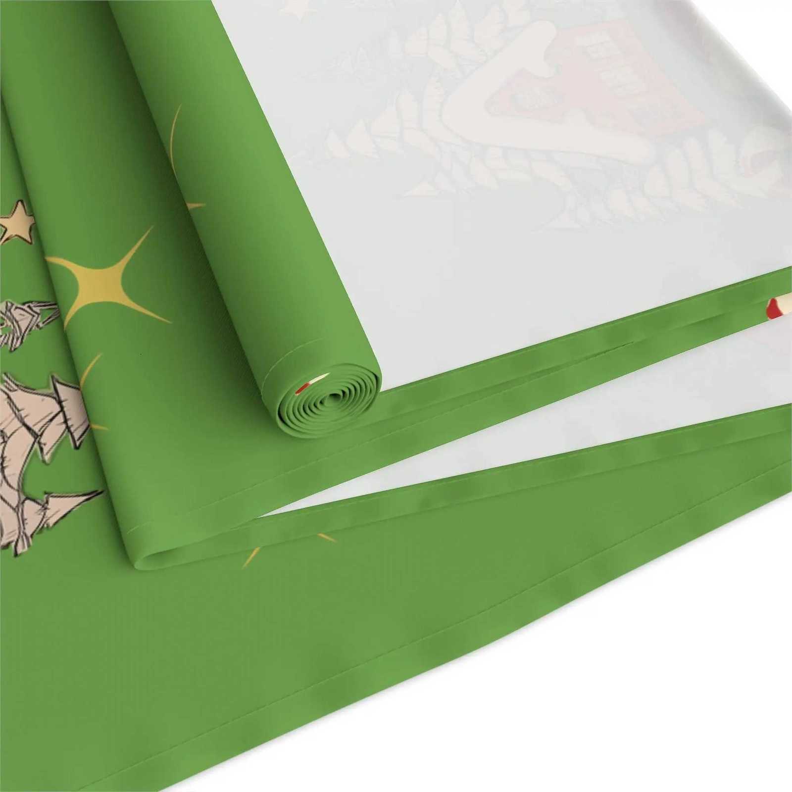 Christmas Vintage Christmas table pusherholiday snow table flag durable Christmas party table pusher home dining and holiday decoration Y251113