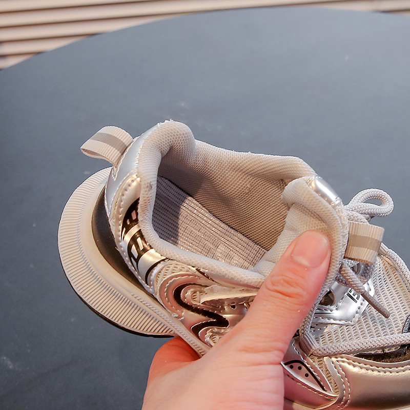 Kids Sneakers for Girls Boys Non Slip Toddler School Running Sport Shoes Fashion Versatile Youth Basketball Shoes Spring Autumn Sizes 26 - 37 K0271