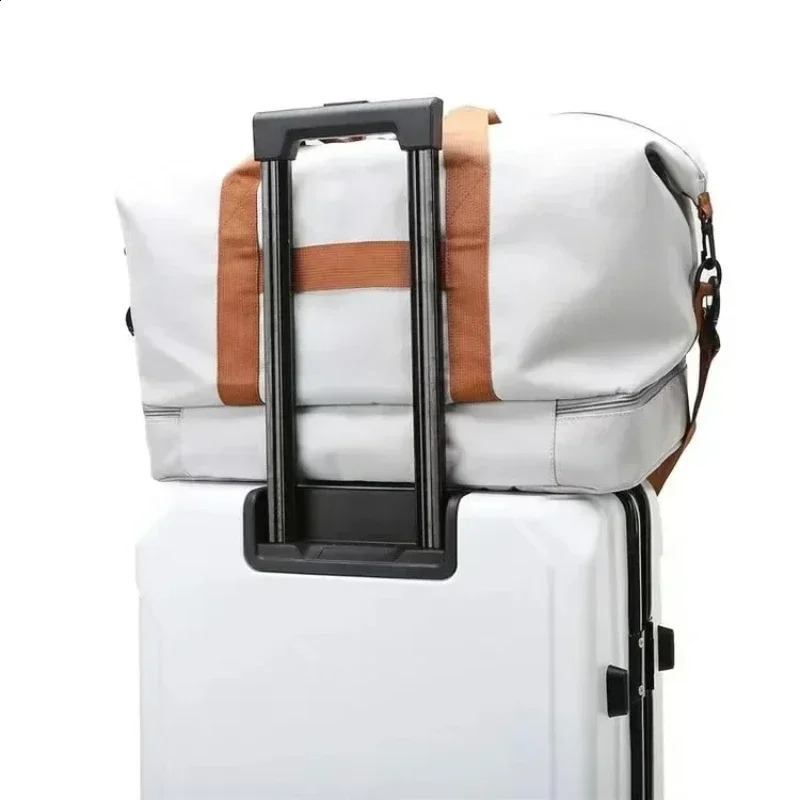 Large Capacity Travel Gym Bag Short-distance Luggage Portable Fitness Bags Shoulder Crossbody Handbags Mens Sports Waterproof B250403