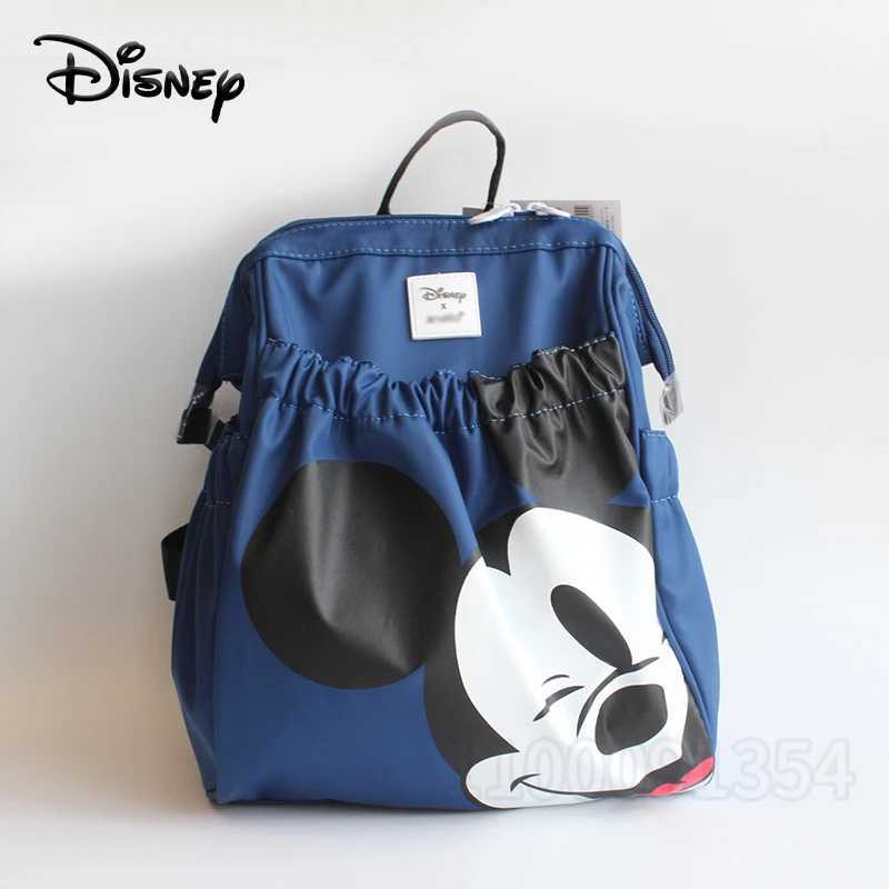 Disney Mickey New Diaper Bag Backpack Large Capacity Multifunctional Baby Diaper Bag Cartoon Cute Lightweight Outdoor Mommy BagXJ250412