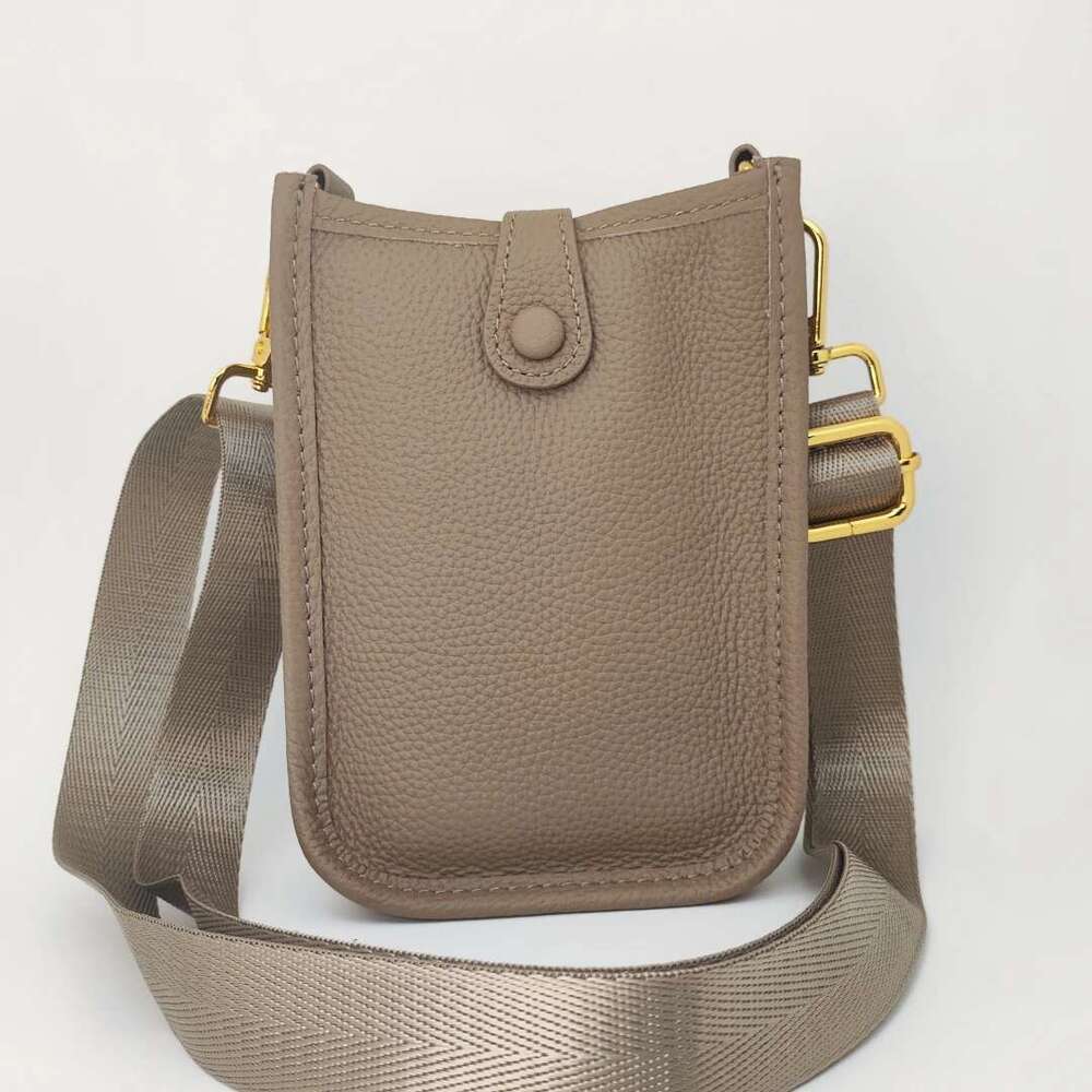 Classic Mini Phone Crossbody Women's Bag T Cowhide Designer Brand