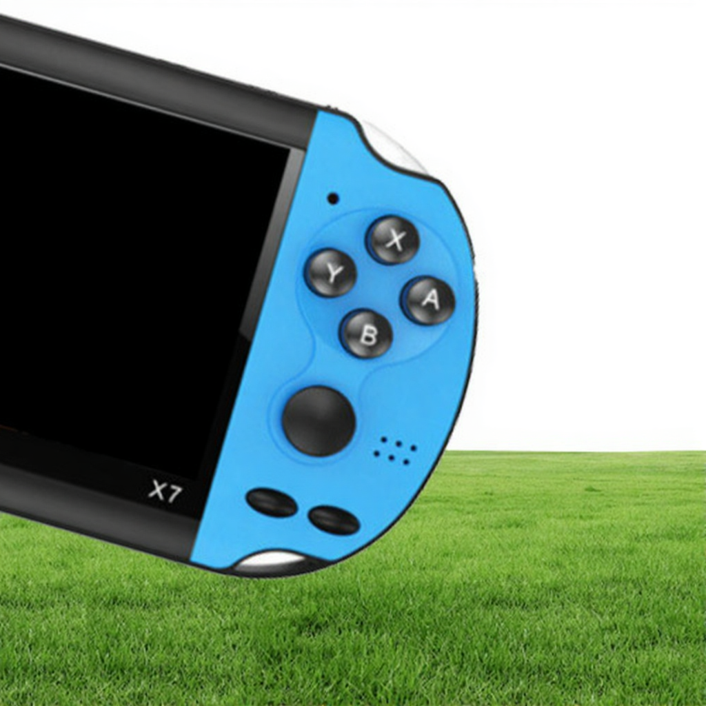 X7 4.3" Host Video Player Game Console Handheld GBA 300 Free Arcade Games Retro LCD Display Controller For Adults