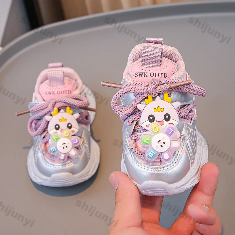 Children Sports Kids Spring Soft Bottom Breathable Sneakers Tennis Baby Casual Flats Running Shoes Footwear H260130