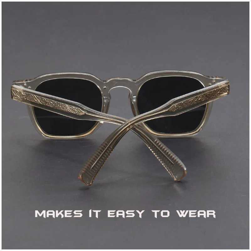 2024 Trending Product Outdoor SunGlasses For Men and Women Sunscreen Sturdy Metal inlay Thick Sun Glasses UV400 VintageC250412