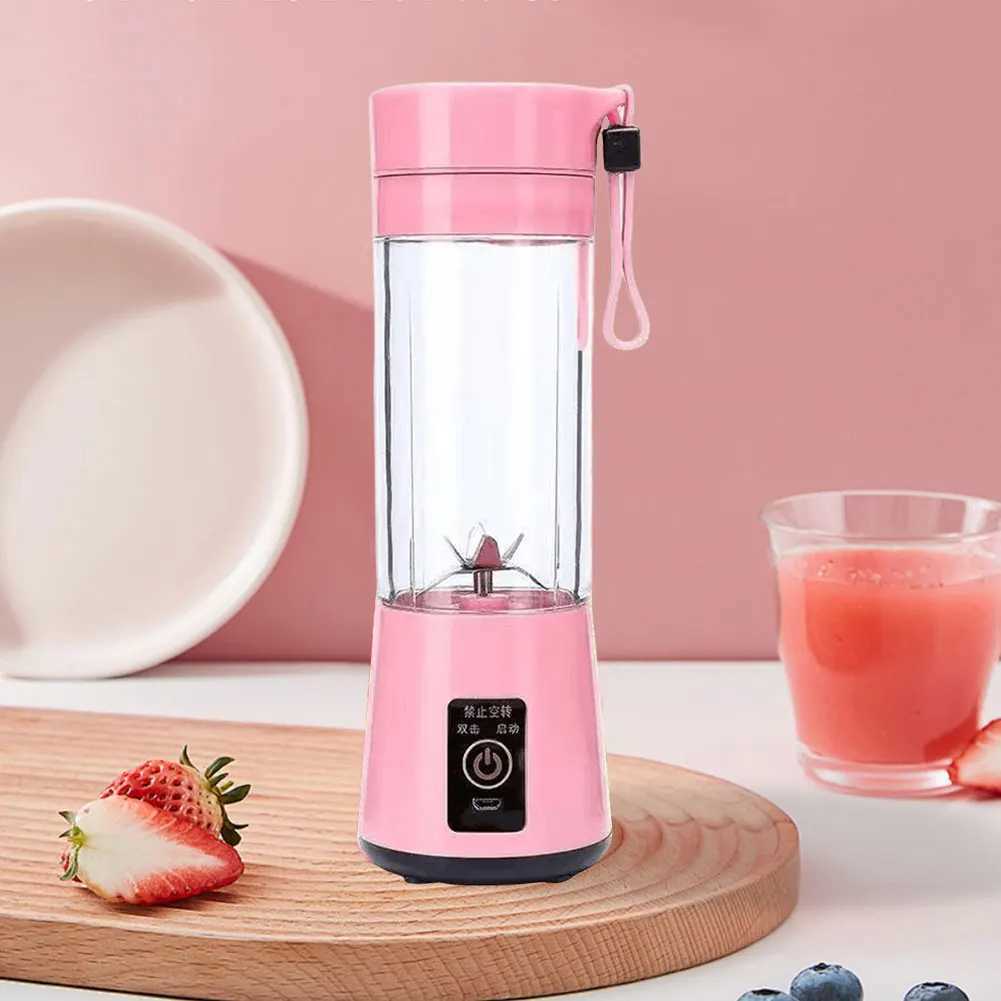 400ml Fruit Fresh Juicer with 6 Blades Smoothie Milkshake Maker Multifunctional Automatic Fresh Squeezer for Home Office Travel C251113