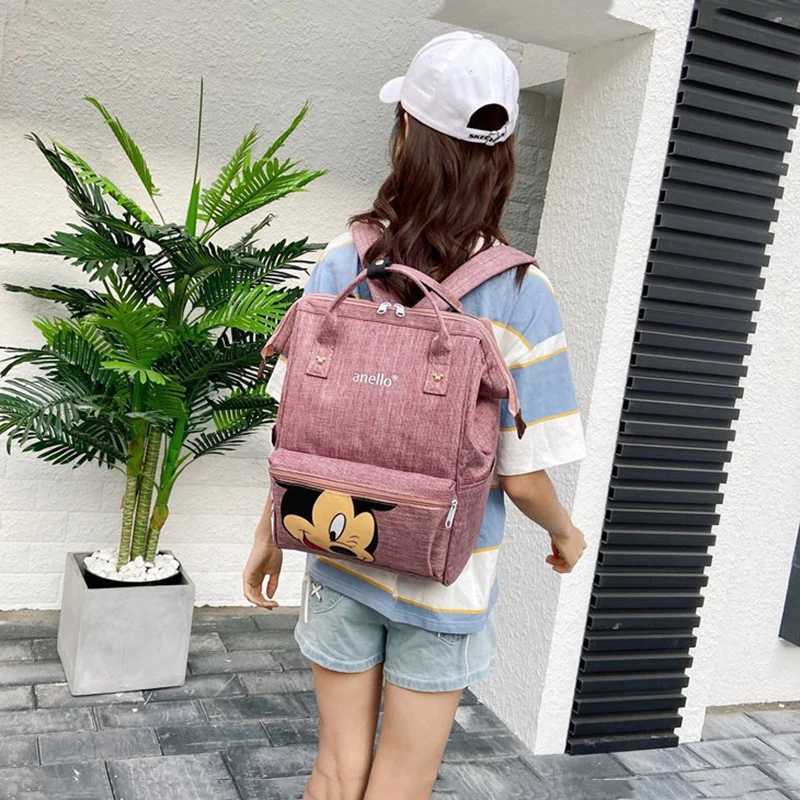 Disney Mickey Diaper Bag Pregnant Womens Backpack/Urine Bag Baby Bag Mickey Mouse Travel Care BagXJ250412