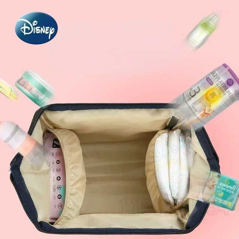 Disney Mickey Minnie New Original Diaper Bag Luxury Brand Baby Bag Multi Functional Cartoon Fashion Baby Diaper Bag High QualityXJ250412