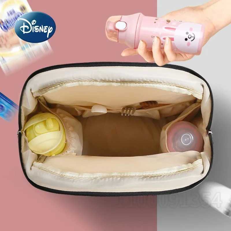Disney New Diaper Bag Backpack Cartoon Cute Baby Diaper Bag Backpack Luxury Brand Original Fashion Storage Baby Bag High QualityXJ250412