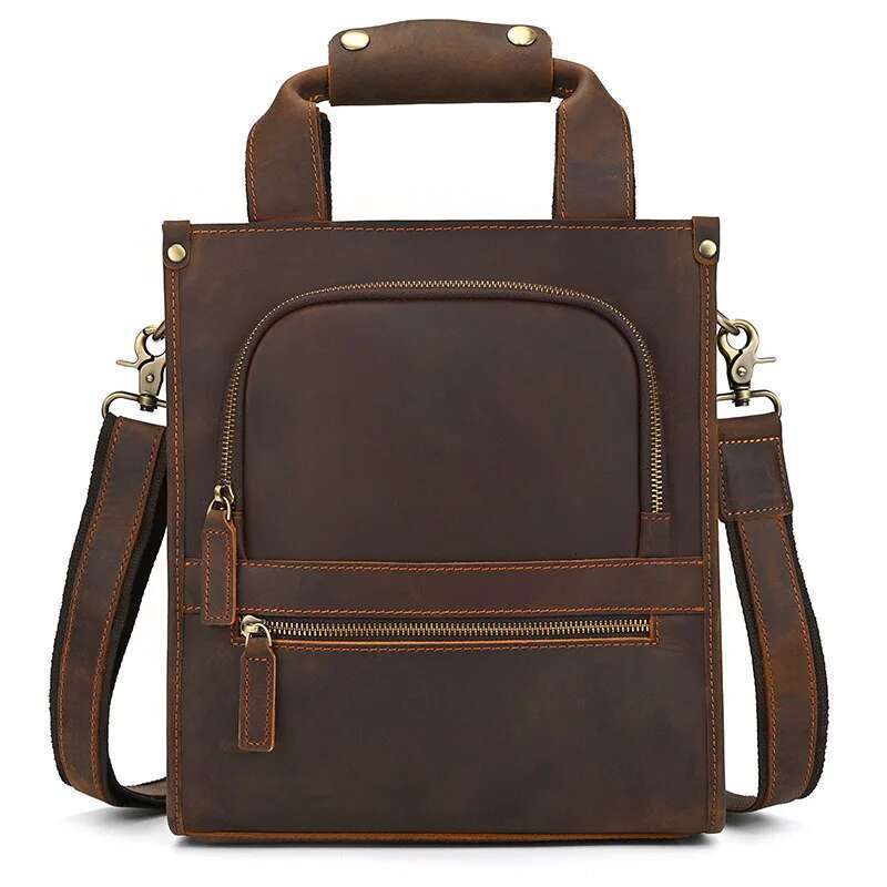 Men Women shoulder bag genuine messenger bags big capacity breifcases A4 business male female real cow leather handbags