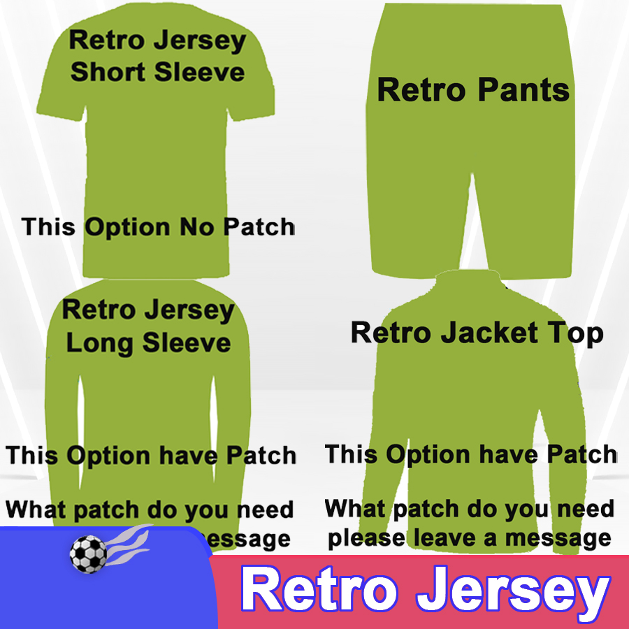 Link for Ordering Retro Men Soccer Jerseys Club National Team Short Long Sleeves Vintage Football Shirts Please contact us before making your order