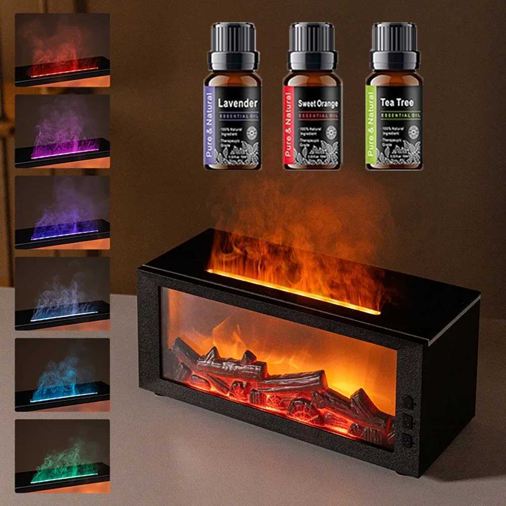 Bedroom Desktop Simulation Electric Fireplaces Home Decoration Ornaments with Atmosphere Light Creative Office Decorations Y251113as